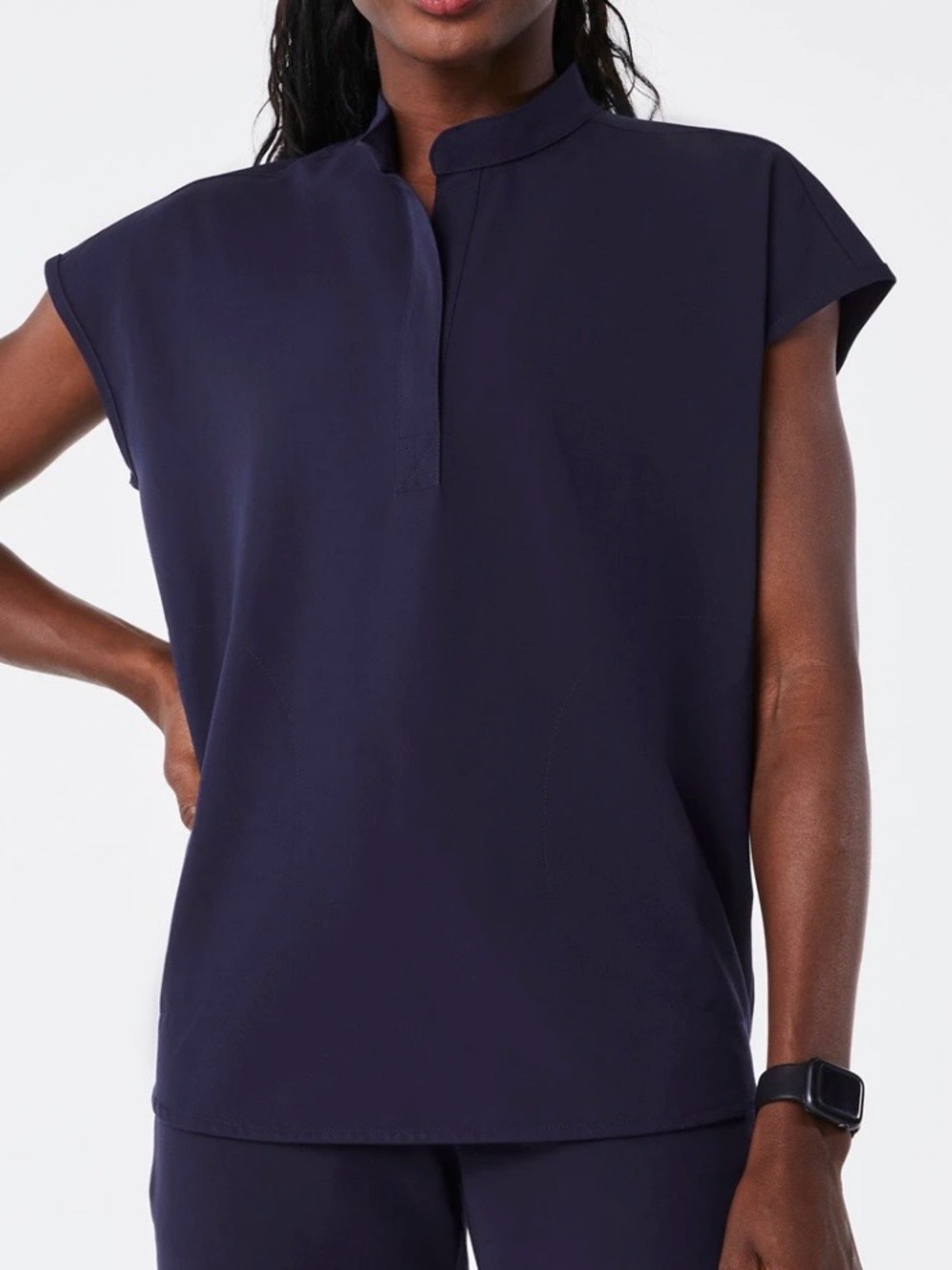 Figs Women’s Navy Rafaela Scrub Top
